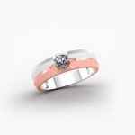 Split Shank Rose Gold Solitaire Ring