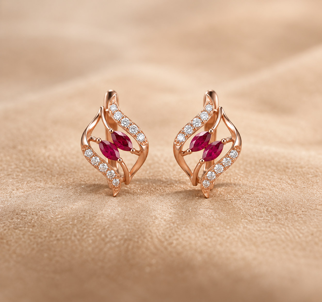 Diamond </br>
Earrings